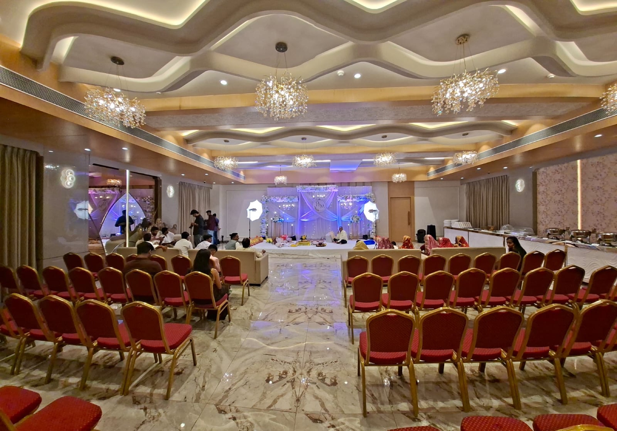 Kingsland banquet event setup